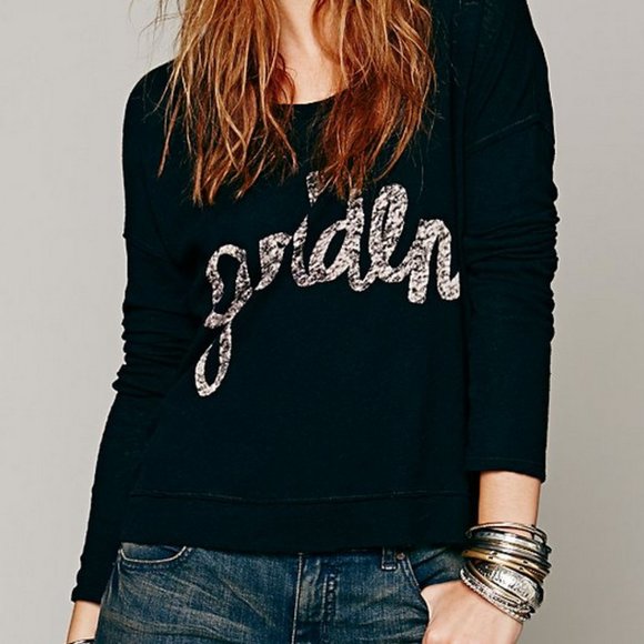 Free People We The Free Easy Graphic Tee Washed M - Picture 5 of 10